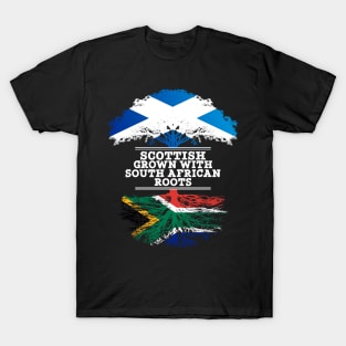 Scottish Grown With South African Roots - Gift for South African With Roots From South Africa T-Shirt